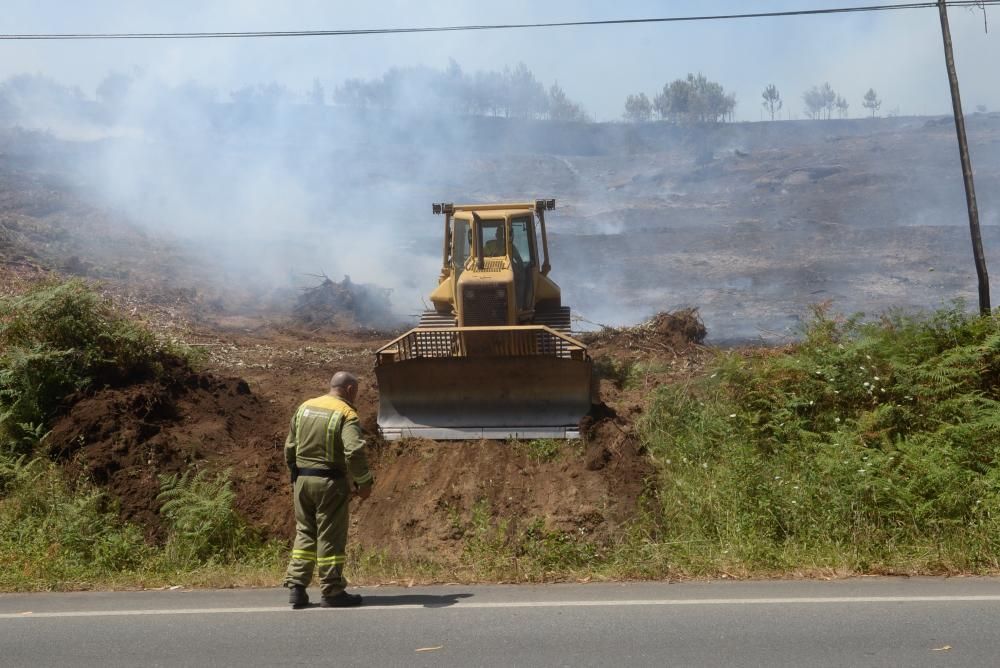 Incendio forestal en San Salvados de Meis