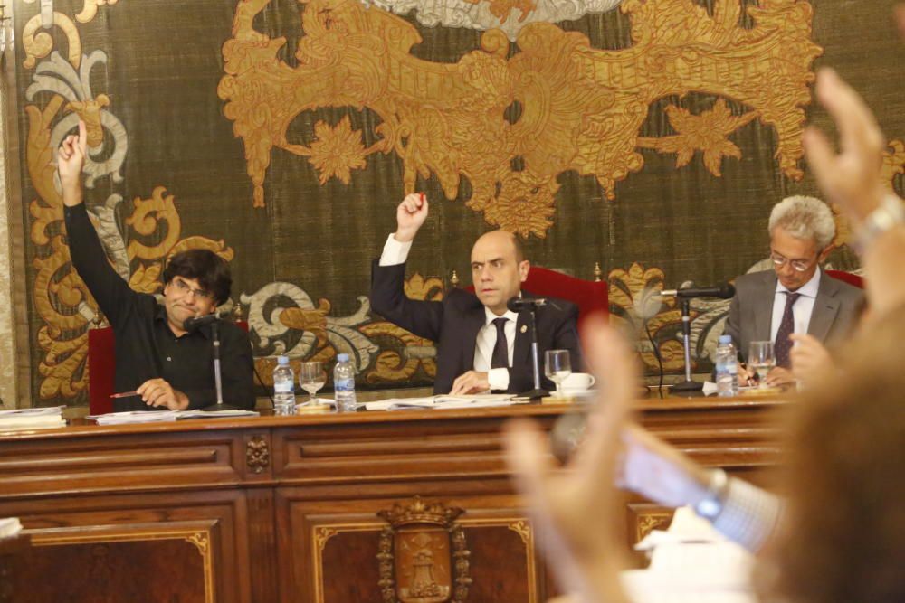 Pleno en el Ayuntamiento de Alicante