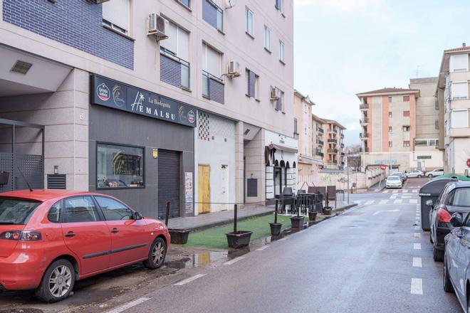 Así es el entorno del pub Hemalsu de Mérida en el que ocurrió la reyerta mortal