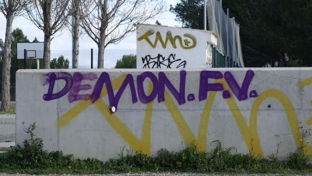 Grafitis en Calvià