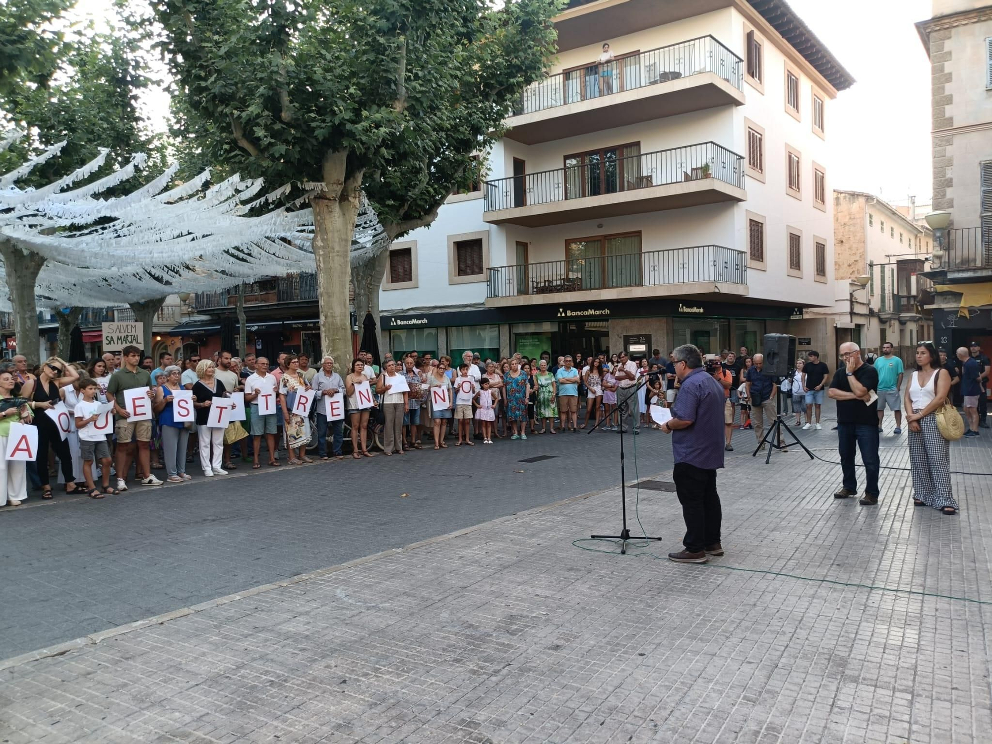 Las imágenes de la protesta de sa Pobla