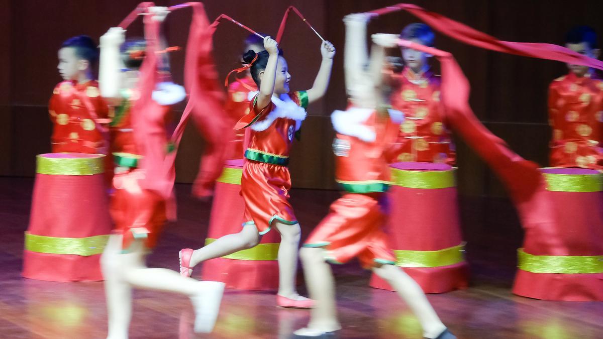 Actuación de alumnado del Instituto Confucio de la ULPGC con motivo de la celebración del Año Nuevo Chino.