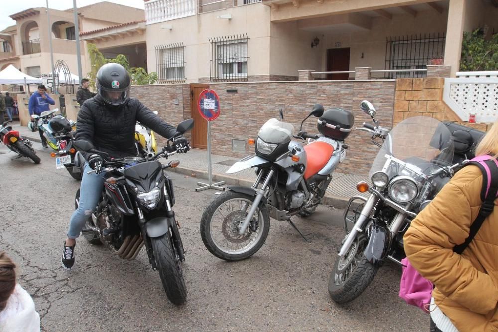 Concentración motera en el barrio de San Antón de Cartagena