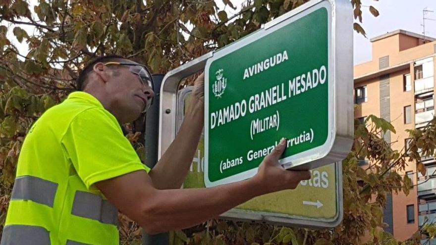 Amado Granell sí que tiene una calle como reconocimiento en València
