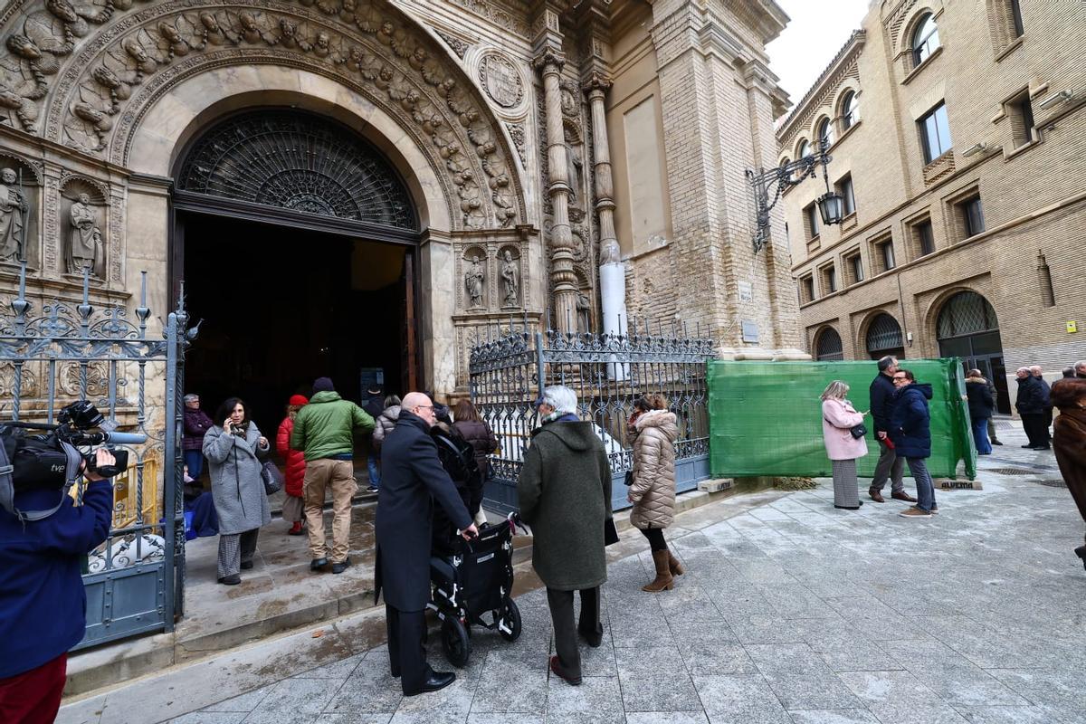 Funeral por la muerte de Jorge García-Dihinx y Natalia Román en el alud de Panticosa Funeral por la muerte de Jorge García-Dihinx y Natalia Román en el alud de Panticosa