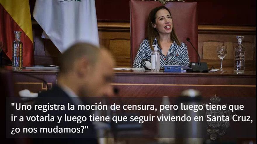 Varios audios revelan las amenazas de la alcaldesa de Santa Cruz de Tenerife a la edil de Cs