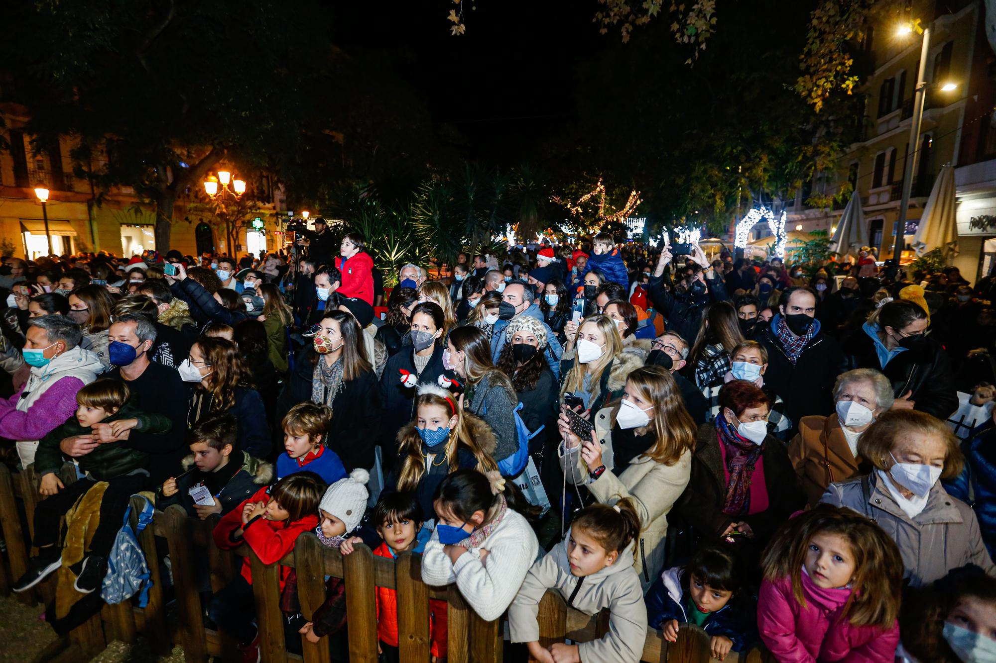 Encendido de las luces de Navidad en Vila.