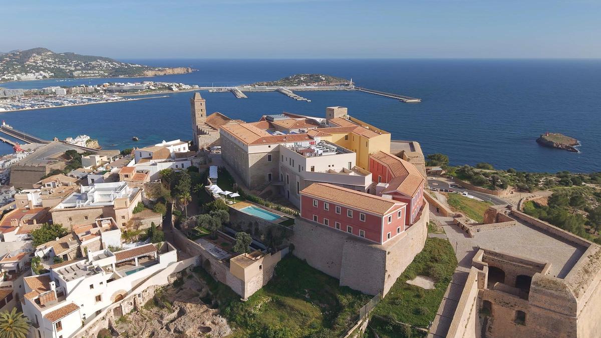 Vista aérea del nuevo Parador de Ibiza