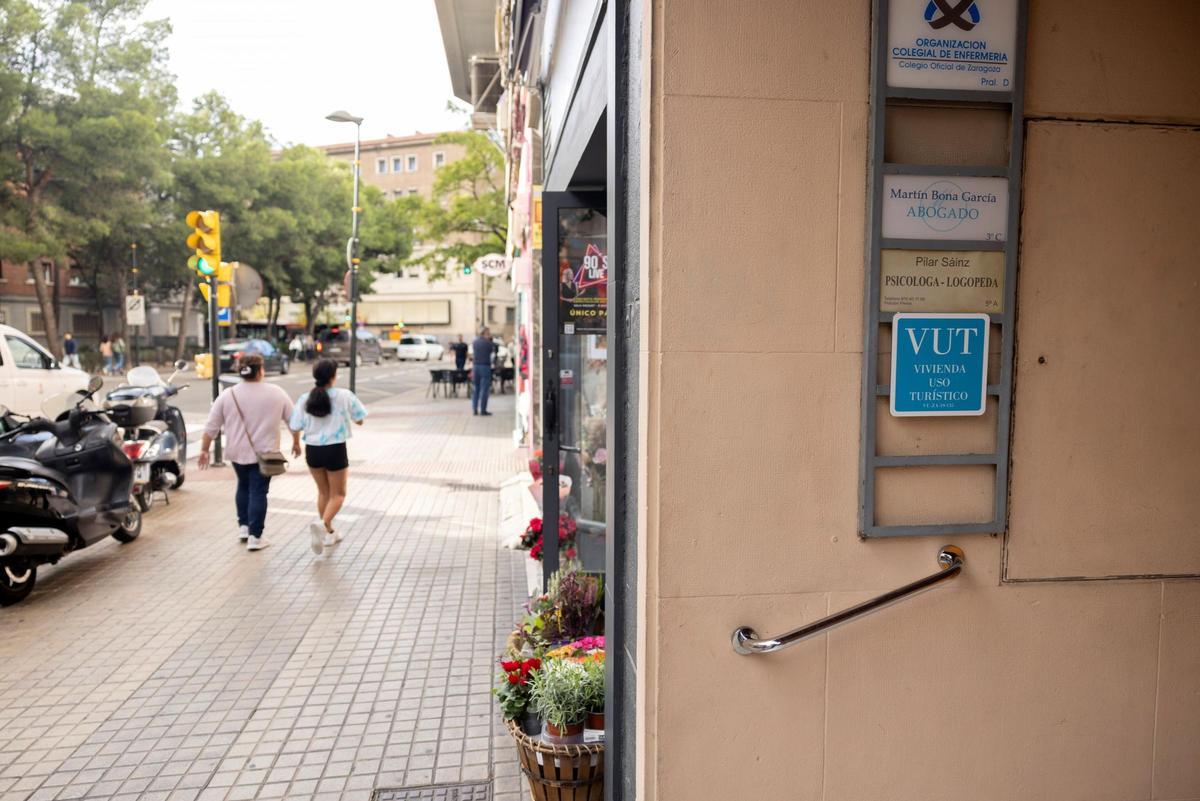 Una de las viviendas de uso turístico que hay disponibles en Zaragoza.