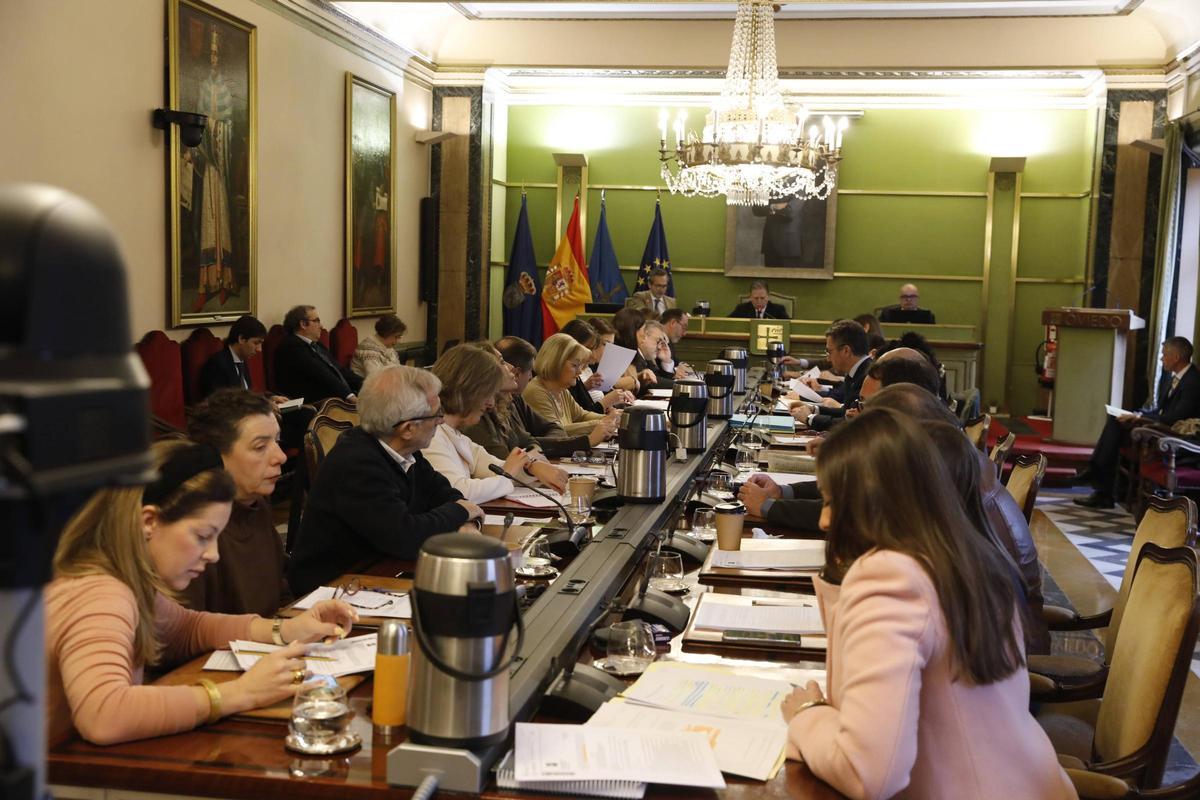El Pleno de Oviedo.