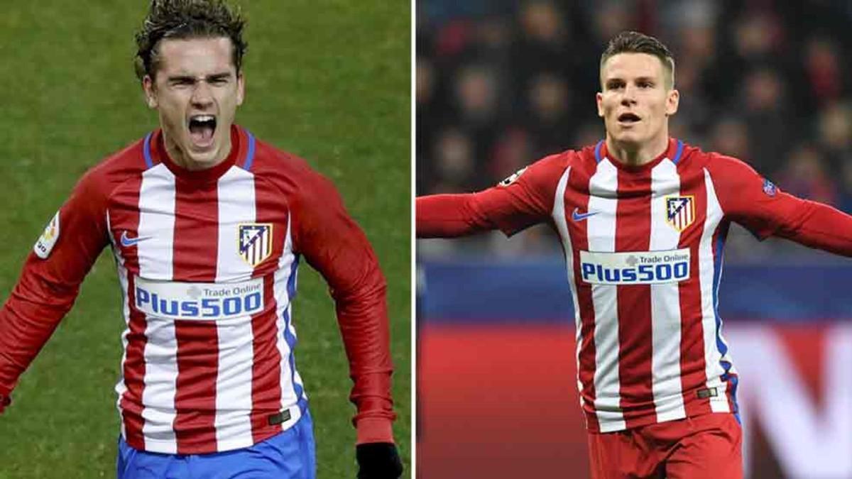 Griezmann y Gameiro, los dos delanteros del Atlético