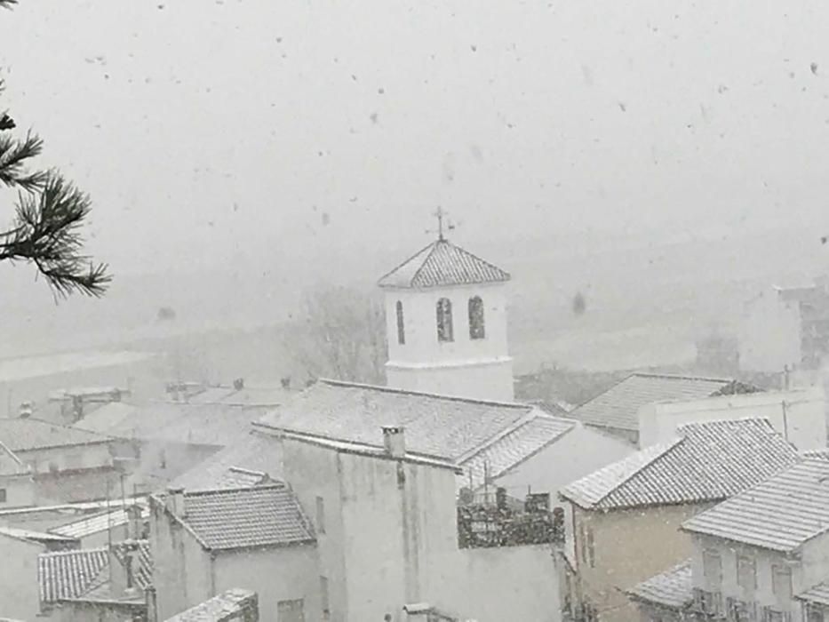 Nieve en Alfarnate.