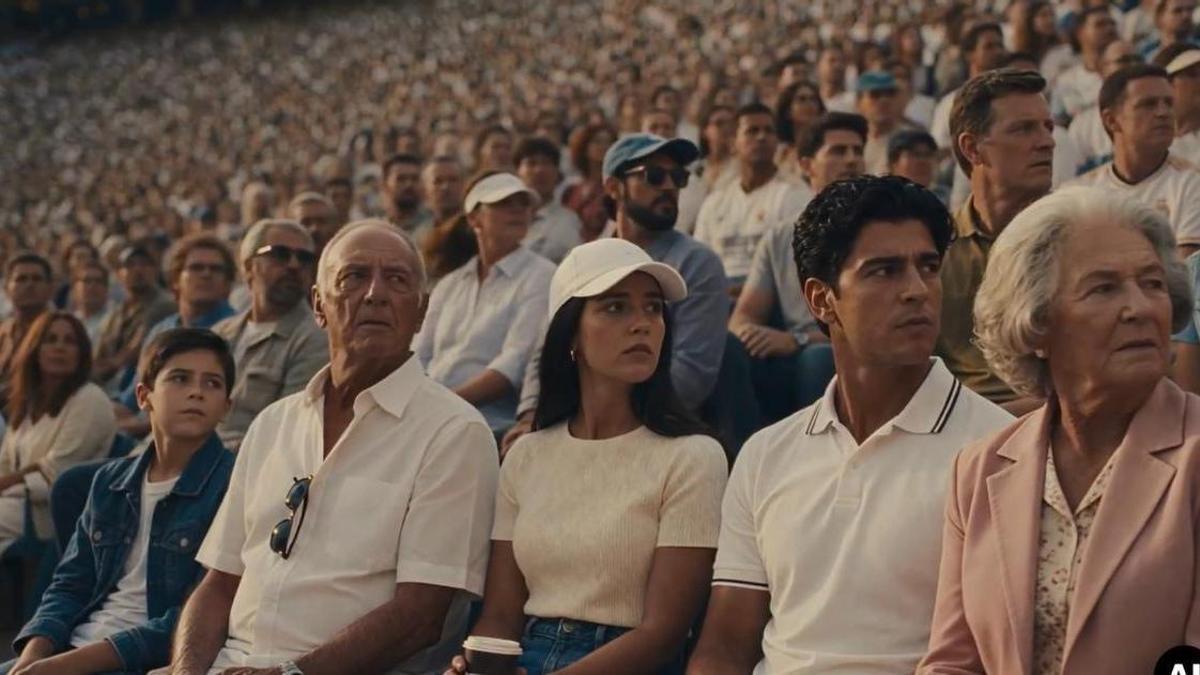 Imagen del vídeo publicado por el Real Madrid