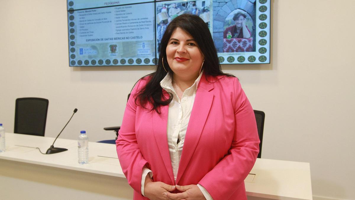 Patricia Torres, alcaldesa de Boborás y portavoz del gobierno provincial.