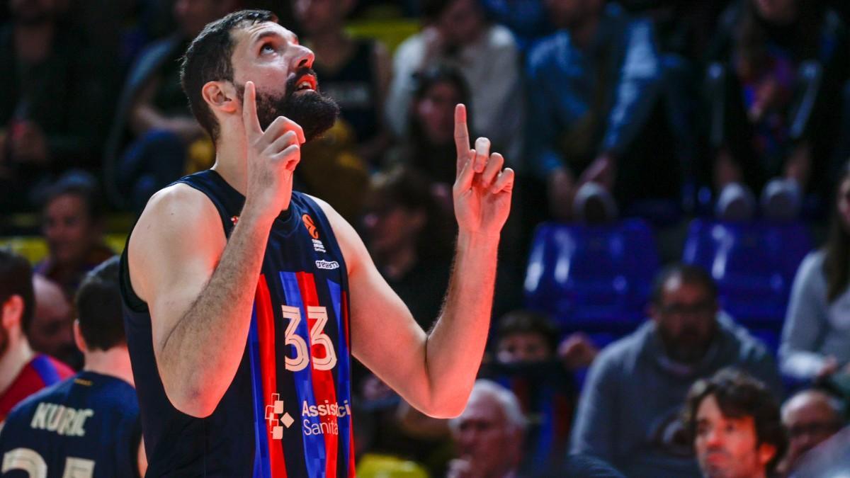 El Barça se encomienda al Factor Mirotic para el primer partido del Playoff de la Euroliga ante Zalgiris