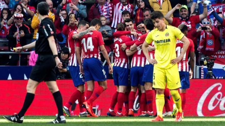 La Liga Santander: Los goles del Atlético - Villarreal (2-0)