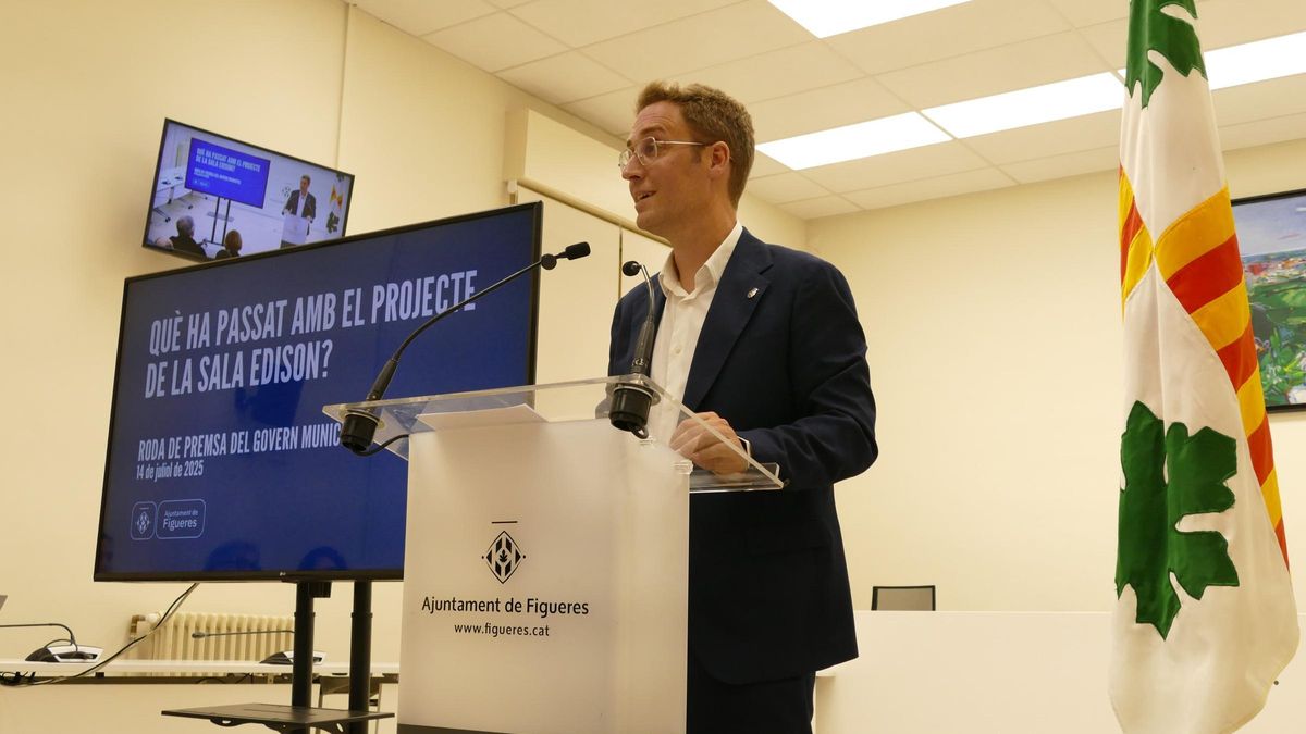 Jordi Masquef, aquest dilluns a la Sala de Plens.