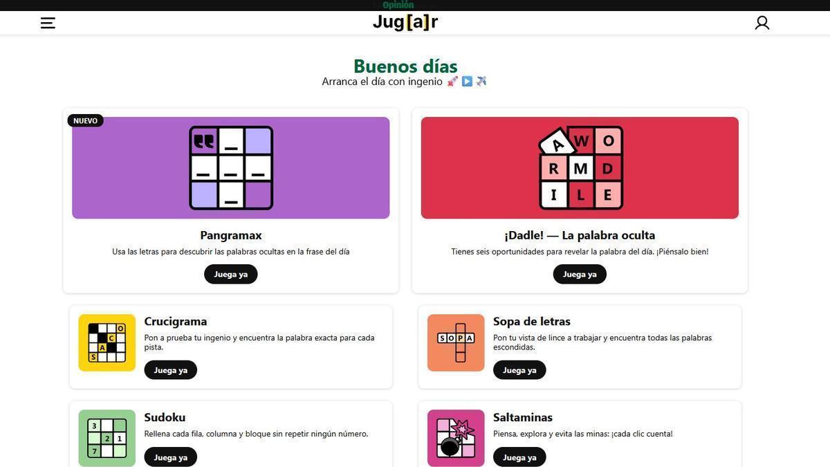 Imagen de la web de Jugar.