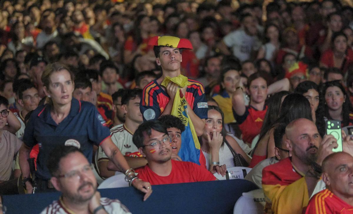 Final del Mundial España - Argentina en La Plaza de la Música Final del Mundial España - Argentina en La Plaza de la Música