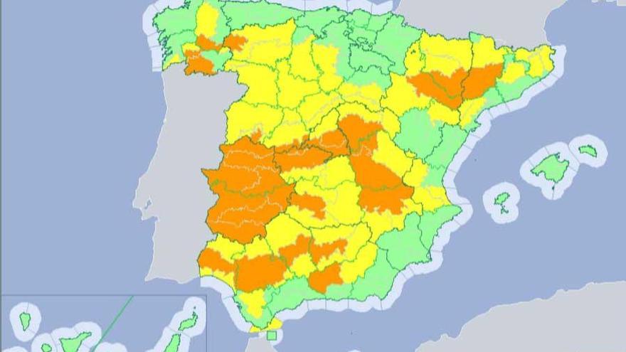 El 112 de Extremadura activa la alerta por altas temperaturas para hoy y el fin de semana