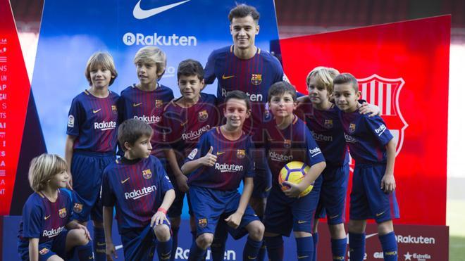 Presentación Philippe Coutinho con el FC Barcelona