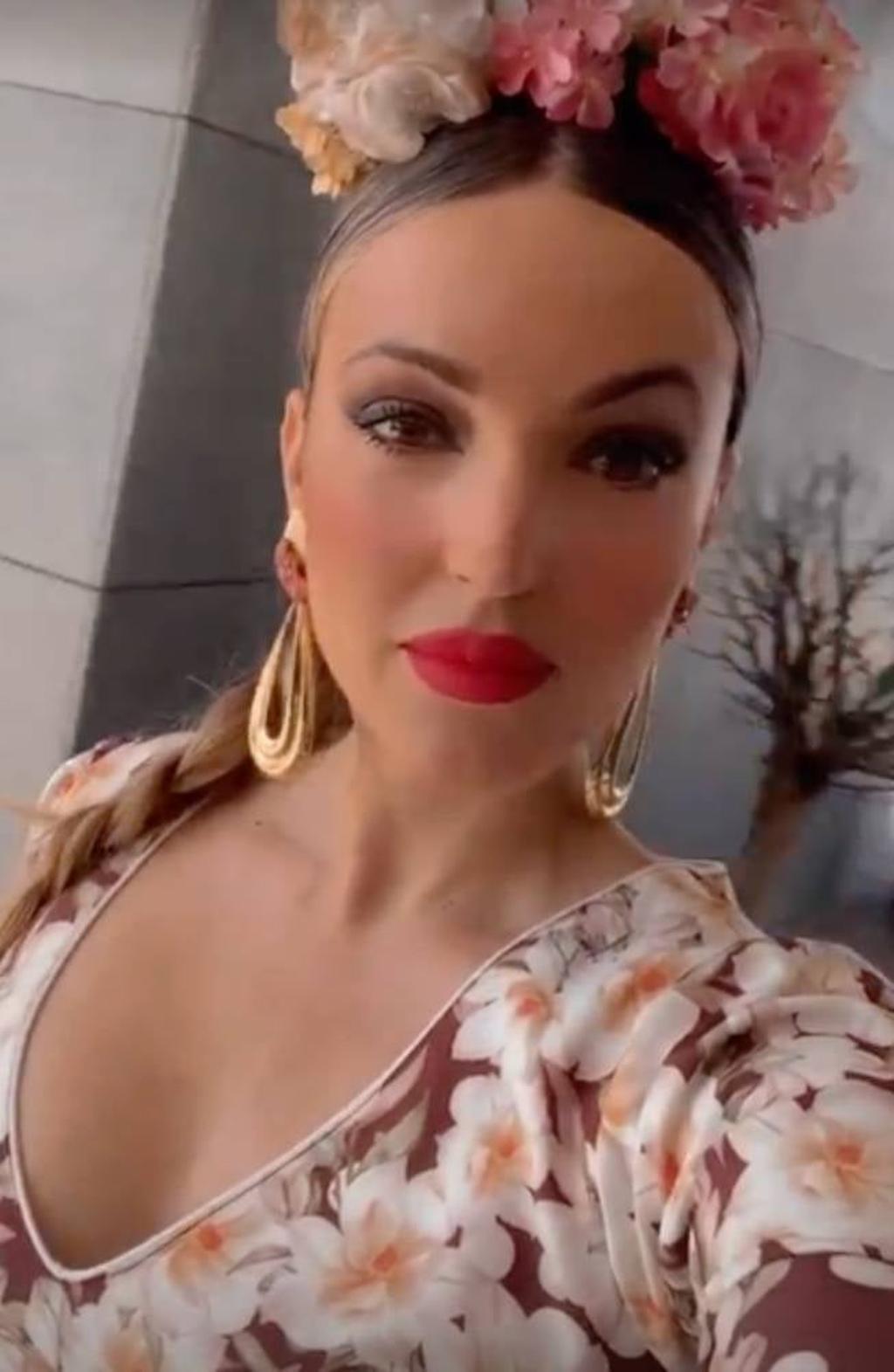 Marta Riesco en la feria de Sevilla