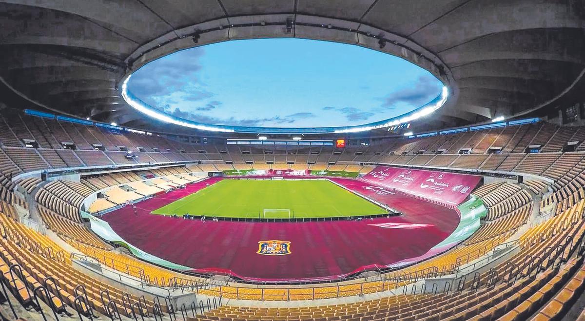 Aspecto del Estadio de La Cartuja.