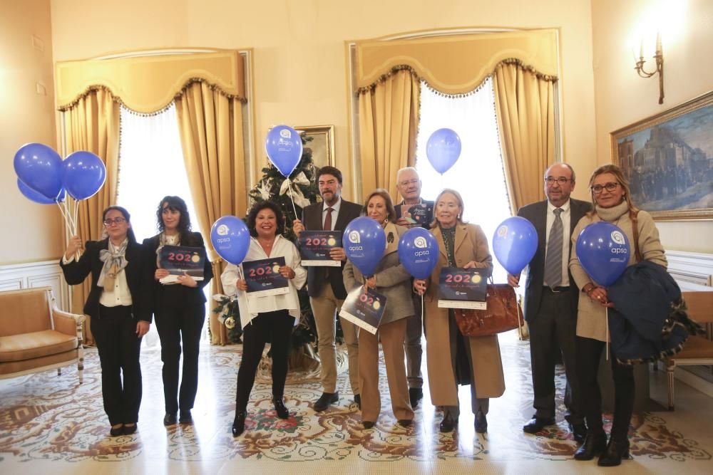 Un momento del acto de presentación del calendario