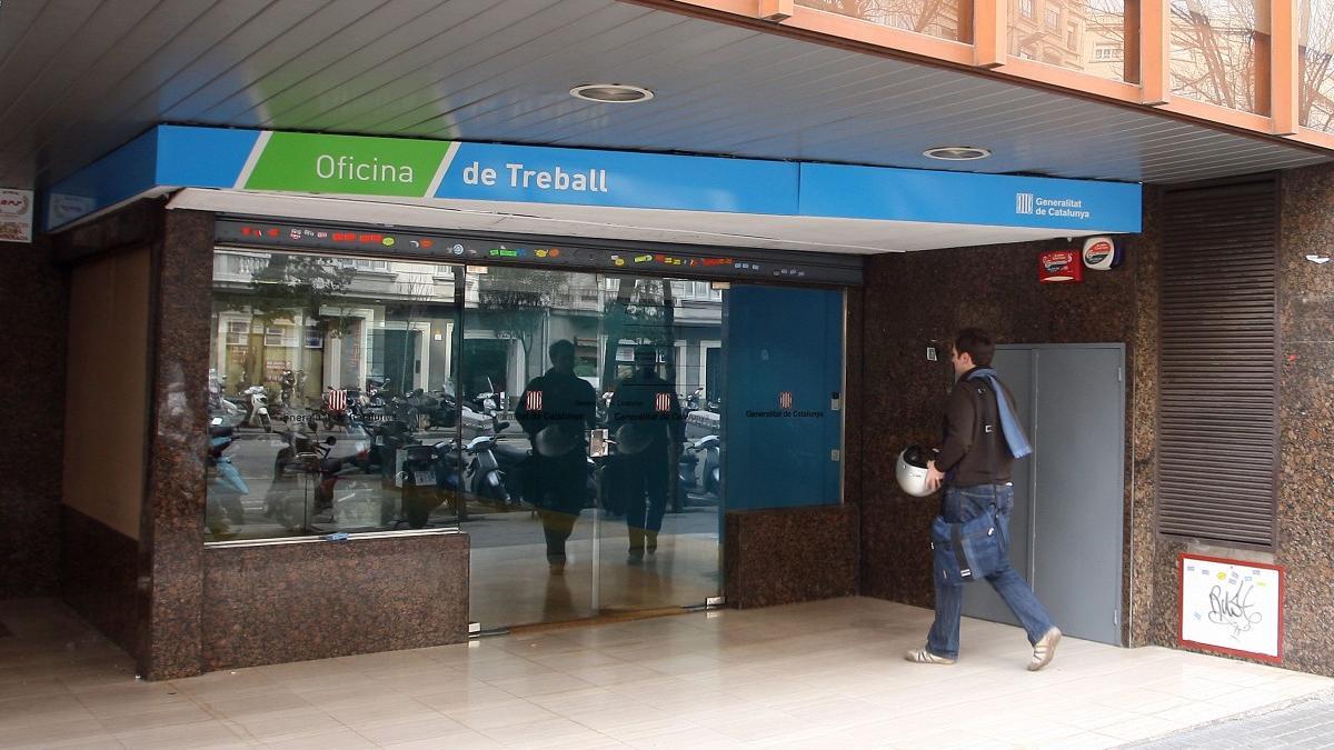 Una Oficina de Treball, en Barcelona