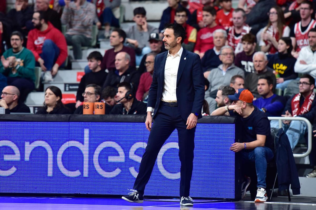 Ramírez, durante el encuentro en Murcia