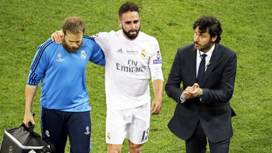 Carvajal se lesionó en la final de la Champions.