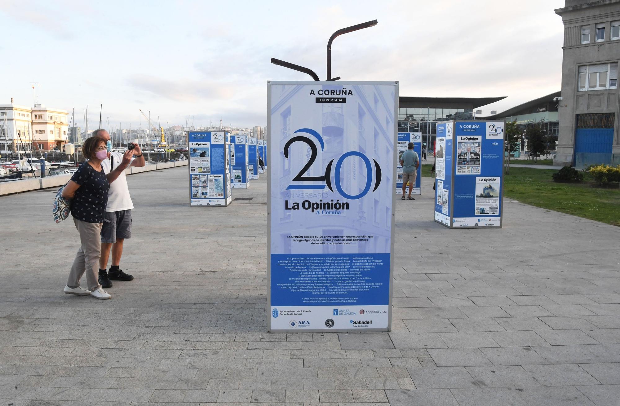 Exposición 20 Aniversario La Opinión A Coruña: La crónica del siglo XXI coruñés