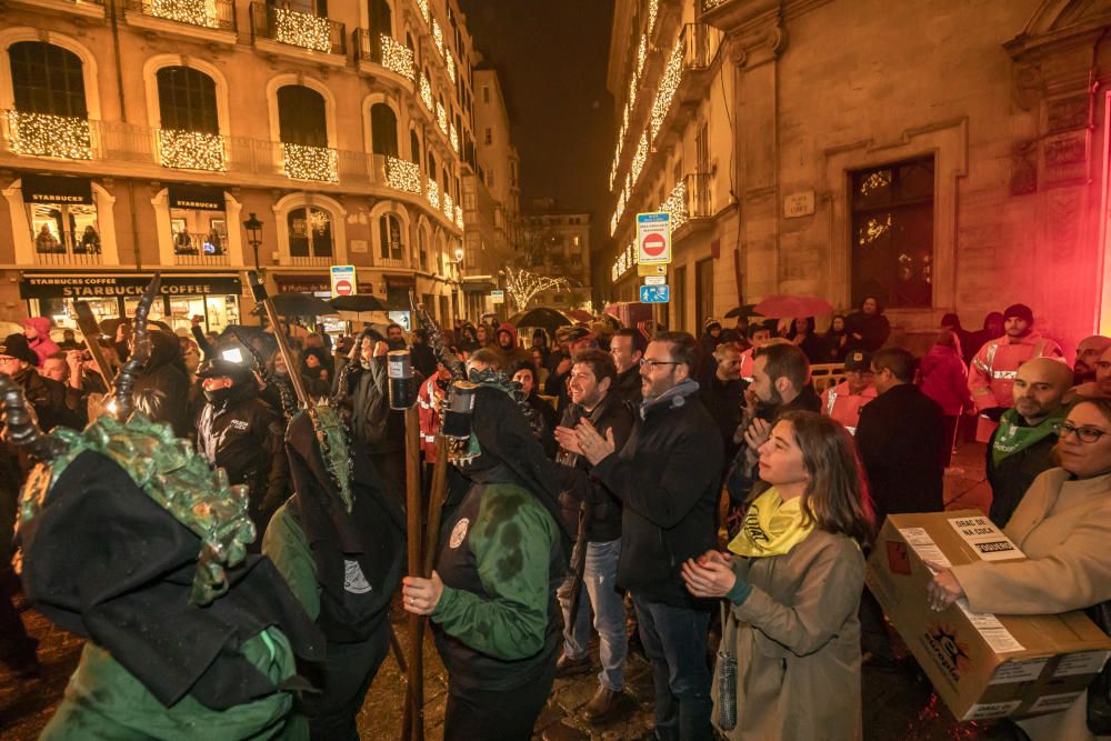 Sturmtief Gloria stört Palmas Patronatsfeier Sant Sebastià