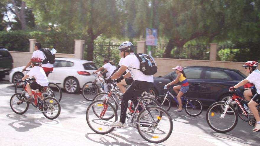 Radfahrer in Palma