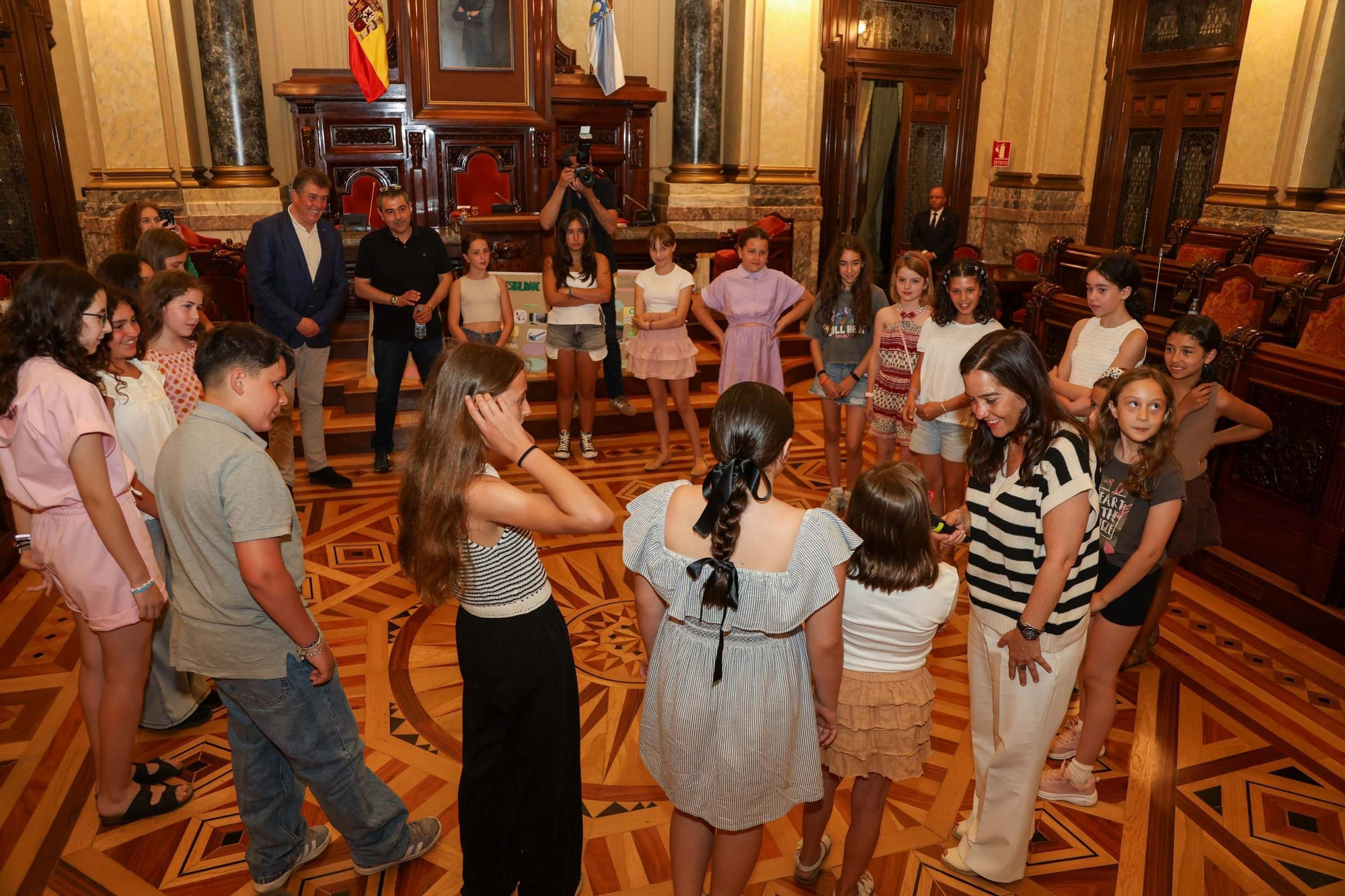 Pleno infantil en María Pita
