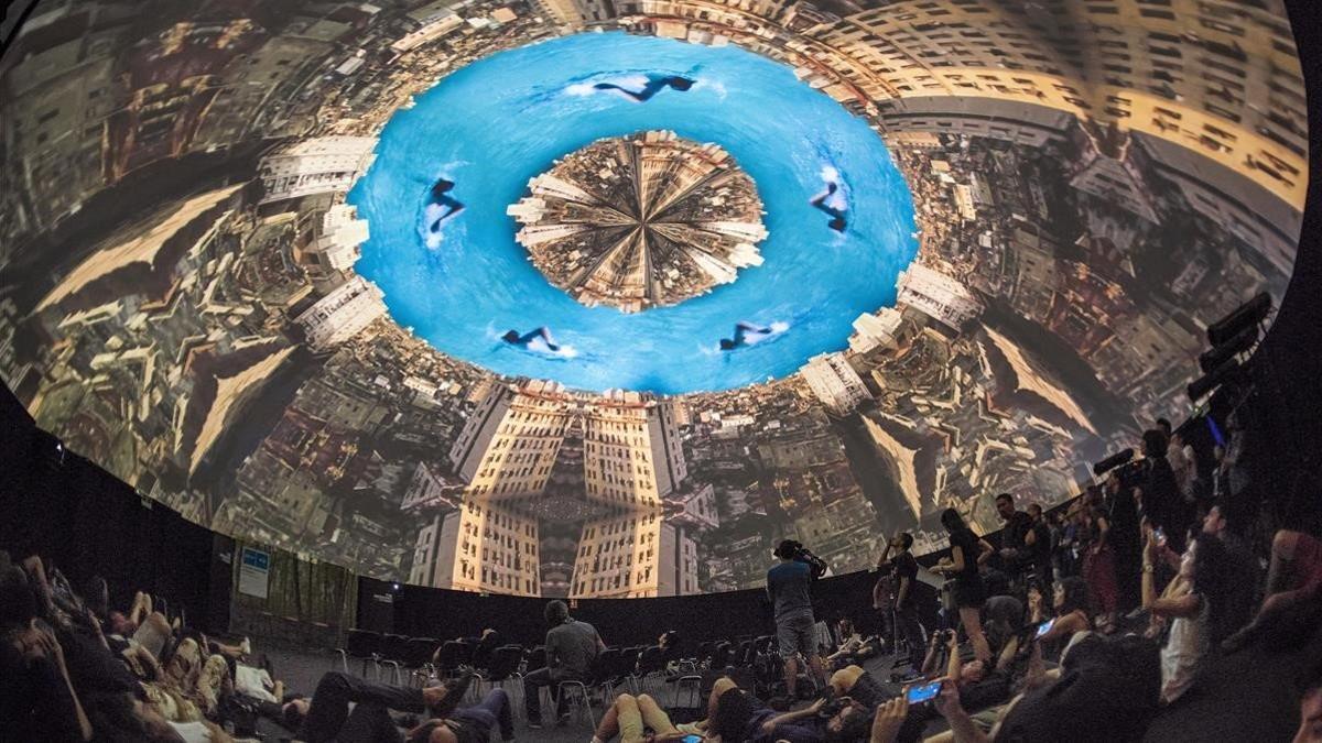 Cúpula inmersiva de 360 grados en el Sónar+D