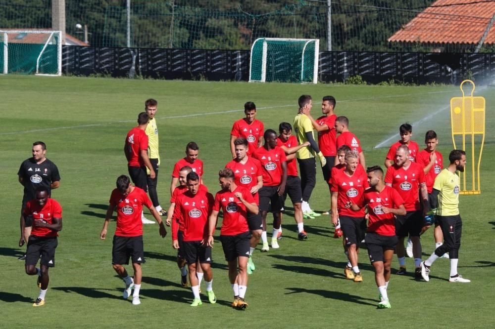 Jonny se incorpora a los entrenamientos del Celta