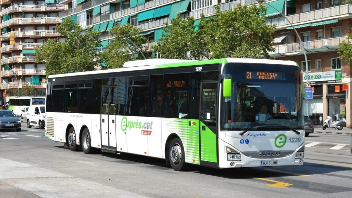 Bus e21 Mollet-Barcelona.