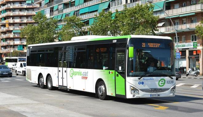 Bus e21 Mollet-Barcelona.