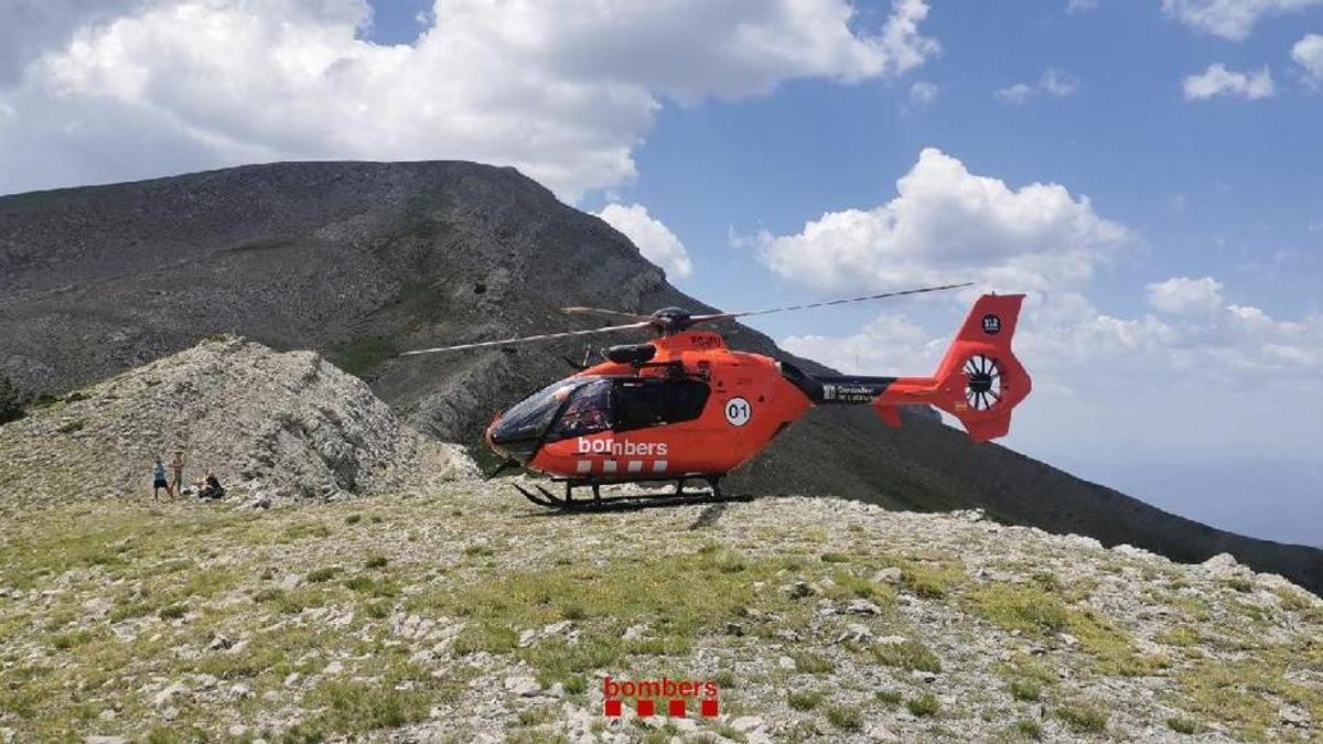 L'helicòpter dels Bombers de la Generalitat