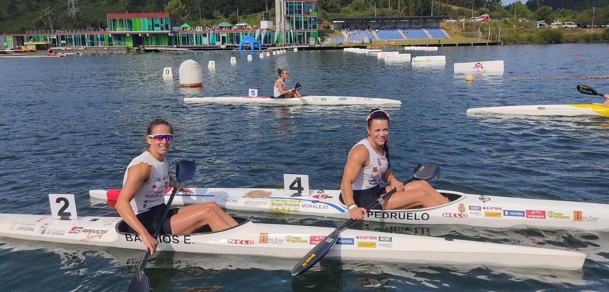 Eva Barrios y Laura Pedruelo