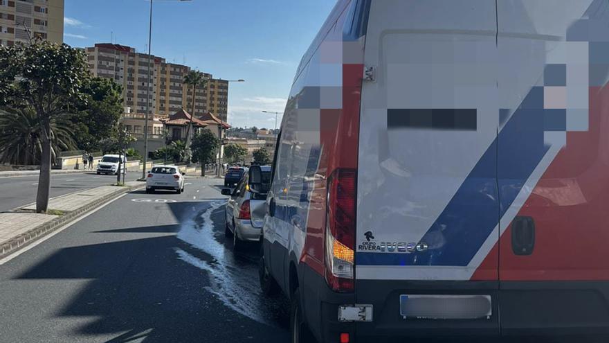 Accidente múltiple en Las Palmas de Gran Canaria