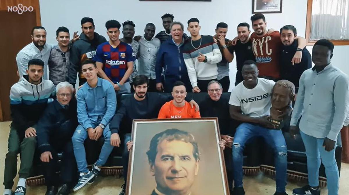 Marouane en su etapa con los salesianos