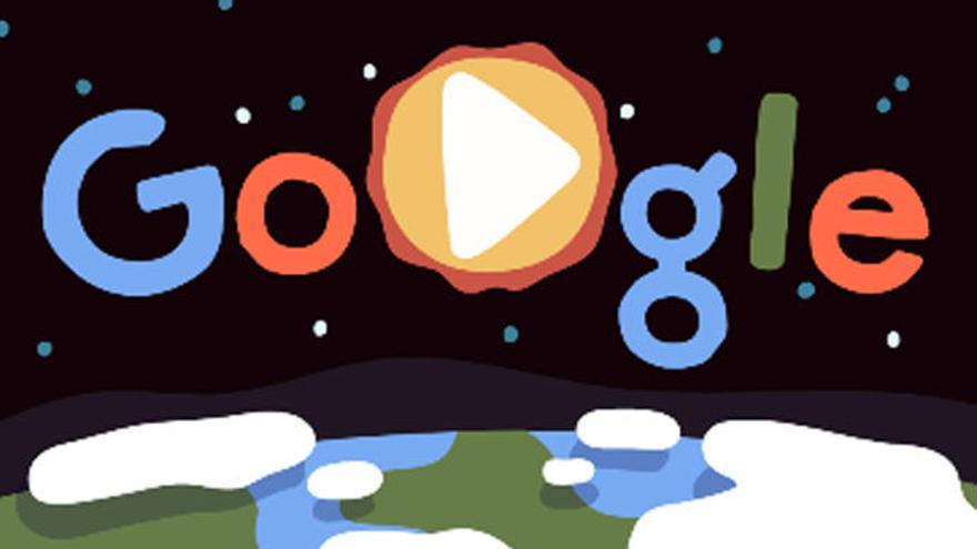 La imagen de Google para el Día de la Tierra.