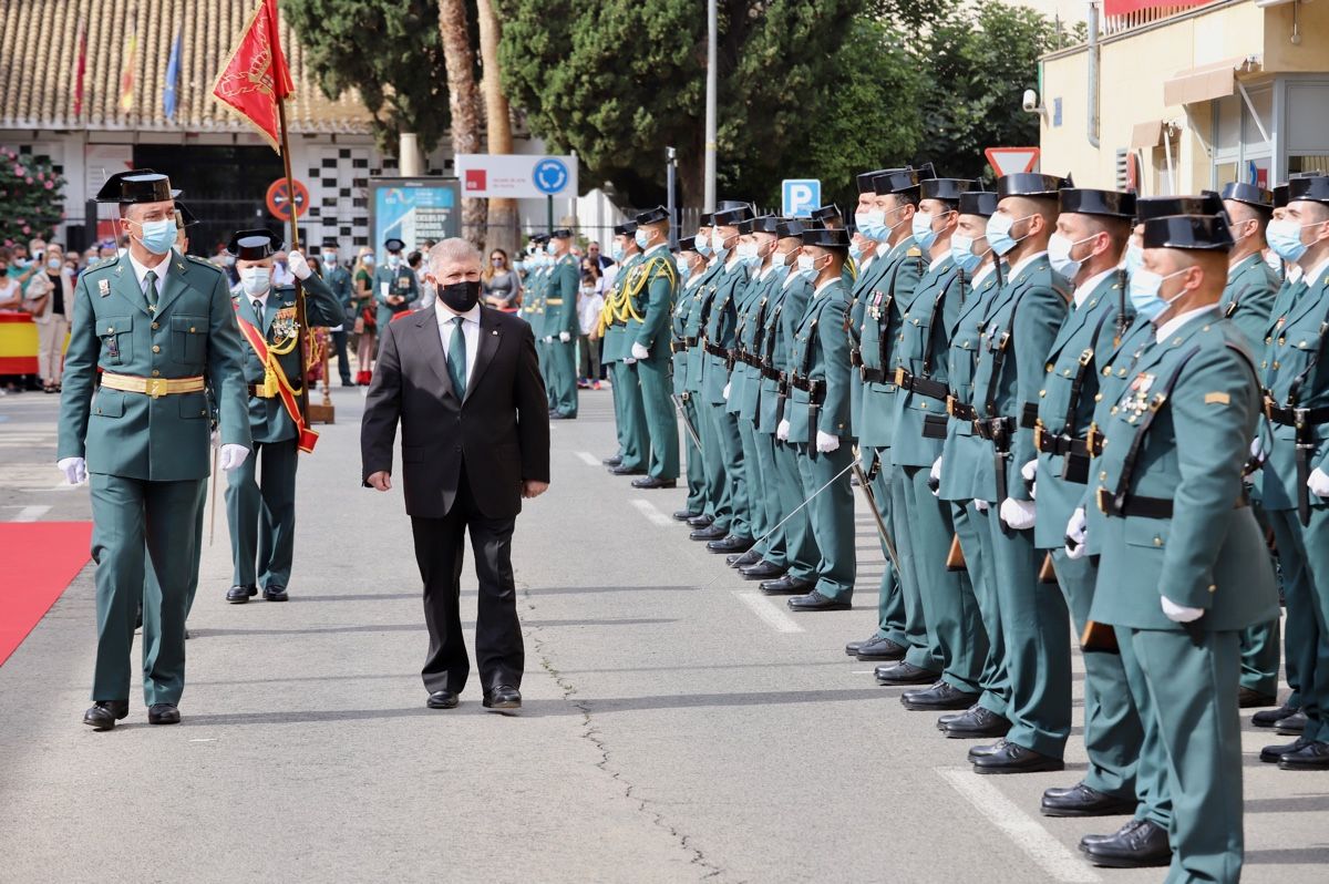 La Guardia Civil honra a su patrona en Murcia