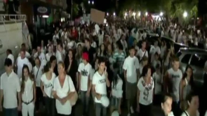 Vigilia por las calles de Brasil para pedir justicia