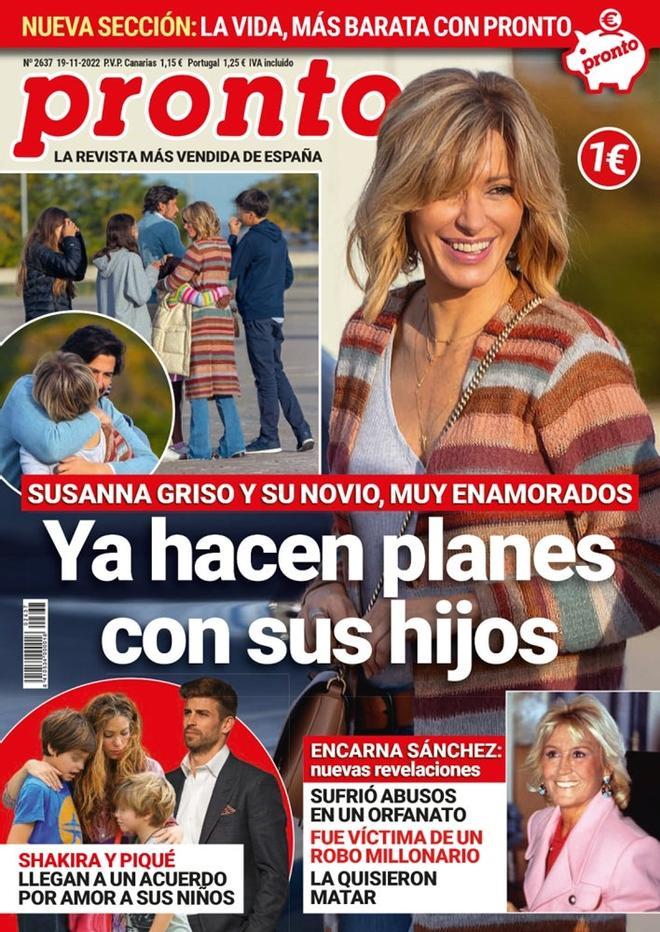 Portada de la revista PRONTO del 14 de noviembre de 2022