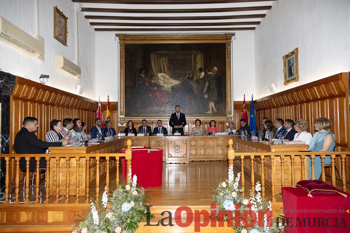 Pleno de investidura en el Ayuntamiento de Caravaca