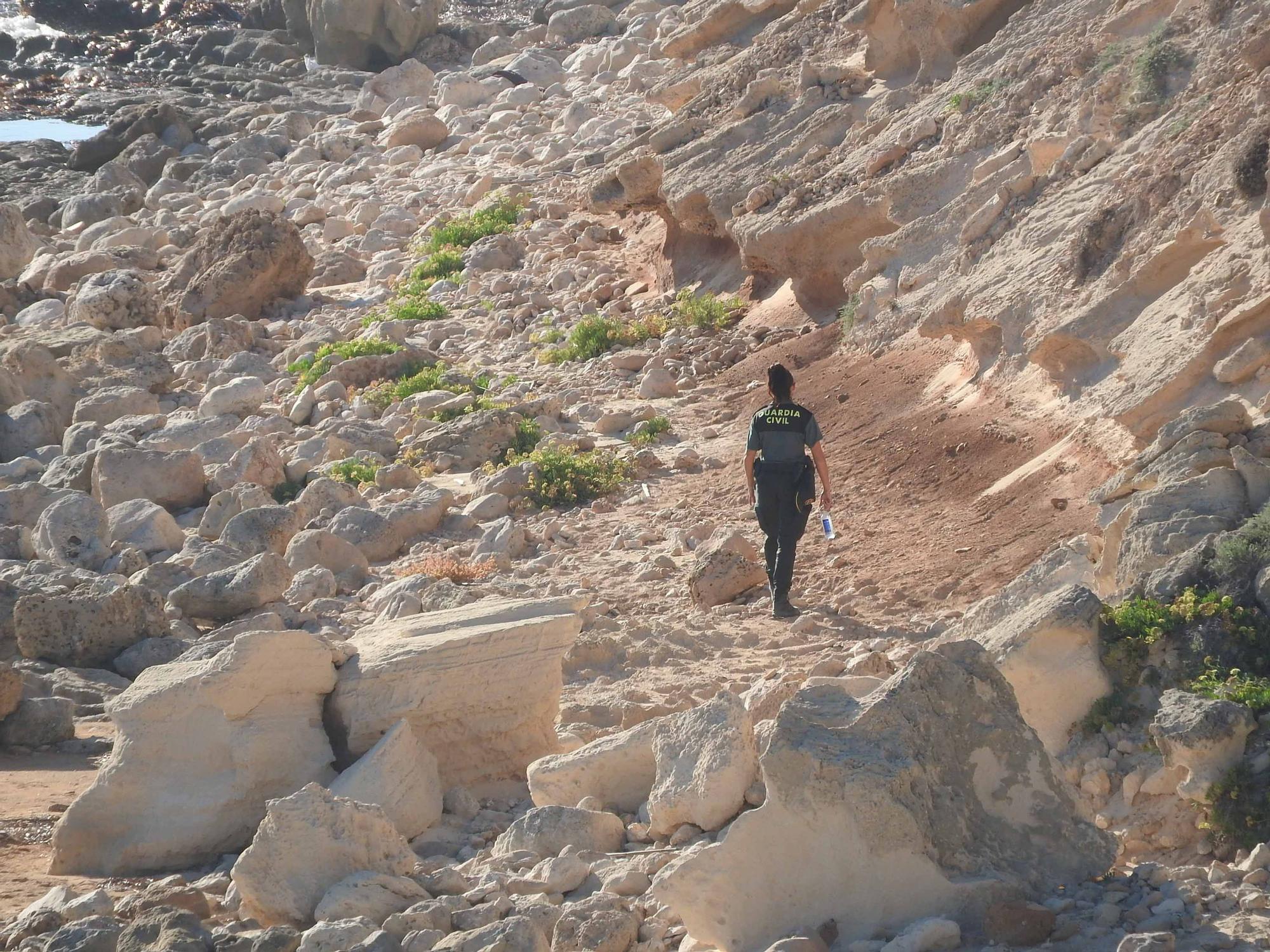 Todas las imágenes del cadáver que ha aparecido flotando en Formentera