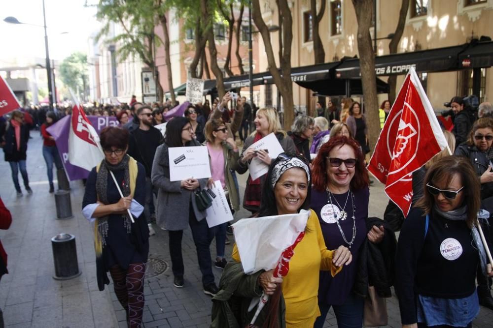 Manifestación en Murcia por el día contra la violencia de género